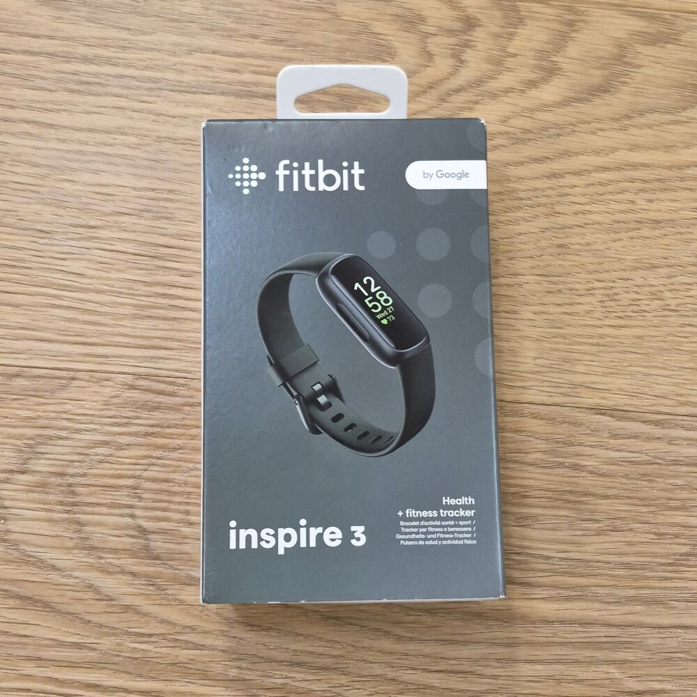 Fitbit Inspire 3 Health & Fitness Tracker with Stress Management, Workout